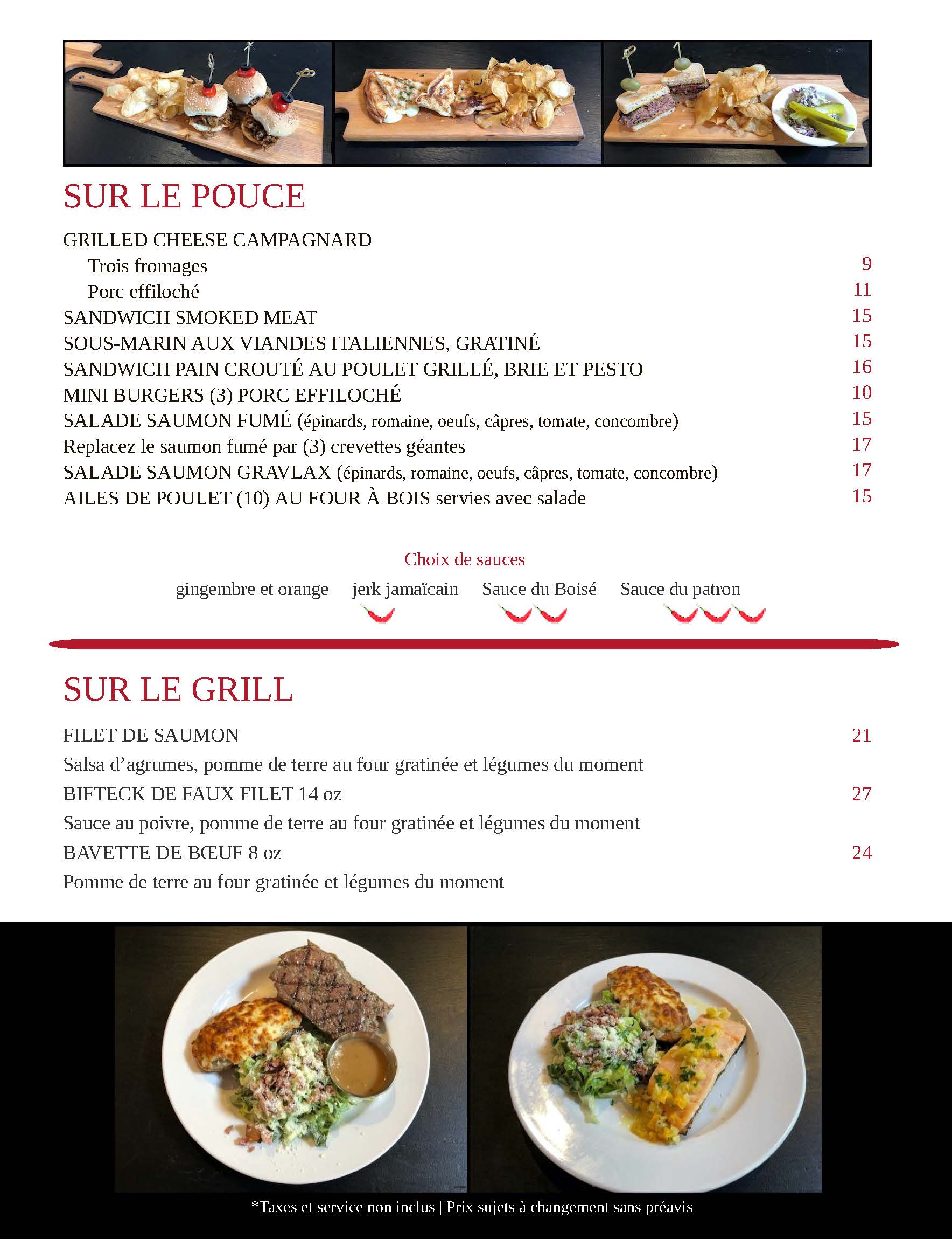 Restaurant avec soirées chansonnier au Resto-bar La Chapelle